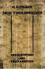 Skin Therapeutics Prescription And Preparation（1952 PDF版）