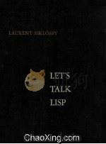 LET'S TALK LISP 1976 PDF电子版封面 0135327628