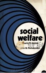 SOCIAL WELFARE CHARITY TO JUSTICE PDF电子版封面