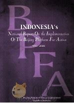 INDONESIA'S NATIONAL REPORT ON THE IMPLEMENTATION OF THE BEIJING PLAFORM FOR ACTION 1995-2000 PDF电子版封面