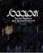 SOCILOLGY SOCIAL SCIENCE AND SOCIAL CONCERN PDF电子版封面 0669996483