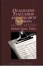 QUALITATIVE EVALUATION AND RESEARCH METHODS SECOND EDITION PDF电子版封面 9780803937796