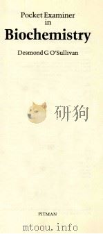 POCKET EXAMINER BIOCHEMISTRY 1983 PDF电子版封面 0272796441
