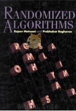 Randomized Algorithms 1995 PDF电子版封面 0521474655