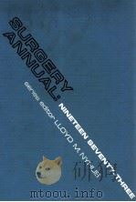 SURGERY ANNUAL VOLUME 5 1973（1973 PDF版）
