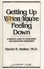 GETTING UP WHEN YOU'RE FEELING DOWN   1988  PDF电子版封面     