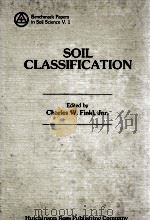SOIL CLASSIFICATION 1982 PDF电子版封面 0879333995