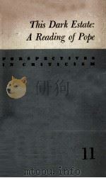 THIS DARK ESTATE:A READING OF POPE（1963 PDF版）