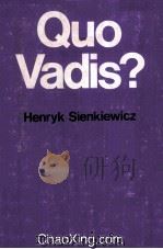 Quo Vadis? 1941 PDF电子版封面 0460009702