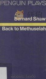 Back To Methuselah   1939  PDF电子版封面     