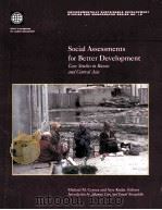 SOCIAL ASSESSMENTS FOR BETTER DEVELOPMENT 1997 PDF电子版封面 0821339060