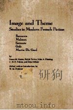 IMAGE AND THEME STUDIES IN MODERN FRENCH FICTION BERNANOS MALRAUX SARRAUTE GIDE MARTIN DU GARD 1969 PDF电子版封面