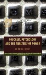 FOUCAULT PSYCHOLOGY AND THE ANALYTICS OF POWER OEREK HOOD（ PDF版）
