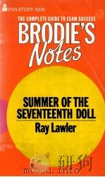 SUMMER OF THE SEVENTEENTH DOLL 1977 PDF电子版封面 0330270117