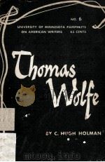 THOMAS WOLFE 1960 PDF电子版封面