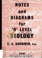 Notes and Diagrams For 'O'Level Biology 1963 PDF电子版封面