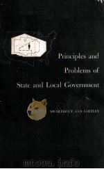 Principles and Problems of State and Local Government 1958 PDF电子版封面