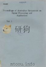 Proceedings of Australian Symposium on Signal Processing and Applications 17-19 April 1989 V.1 1989 PDF电子版封面