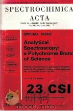ANALYTICAL SPECTROSCOPY A POLYCHROME 1983 PDF电子版封面 P.W.J.M.BOUMANS