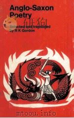 ANGLO-SAXON POETRY 1934 PDF电子版封面 R.K.GORDON