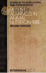 RECENT ADVANCES IN ANIMAL NUTRITION-1981 PDF电子版封面