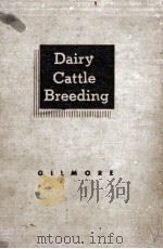 DAIRY CATTLE BREEDING PDF电子版封面