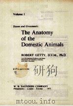 THE ANATOMY OF THE DOMESTIC ANIMALS VOLUME 1 PDF电子版封面