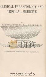 CLINICAL PARASITOLOGY AND TROPICAL MEDICINE     PDF电子版封面     