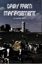 DAIRY FARM MANAGEMENT PDF电子版封面