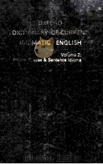 OXFORD DICTIONARY OF CURRENT INIOMATIC ENGLISH VOLUME 2 PDF电子版封面