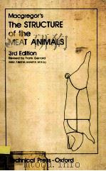 MACGREGOR'S THE STRUCTURE OF THE MEAT ANIMALS 3RD EDITION PDF电子版封面