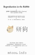 REPRODUCTION IN THE RABBIT（1925 PDF版）