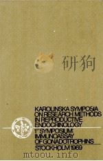 IMMUNOASSAY OF GONADOTROPHINS 1969 PDF电子版封面