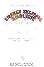 ENERGY SYSTEMS ANALYSIS INTERNATIONAL CONFERENCE 9TH-11TH OCTOBER 1979（1980 PDF版）