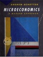 ANDREW SCHOTTER MICROECONOMICS A MODERN APPROACH PDF电子版封面 0060457686