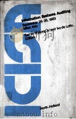 INFORMATION SYSTEMS AUDITING 1983 PDF电子版封面 0444867783