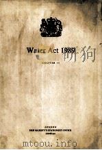 WATER ACT 1989 CHAPTER 15 PDF电子版封面