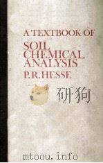 A TEXTBOOK OF SOIL CHEMICAL ANALYSIS（ PDF版）