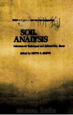 SOIL ANALYSIS PDF电子版封面 KEITH A.SMITH