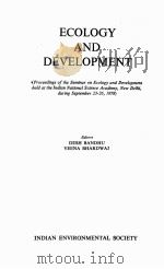 ECOLOGY AND DEVELOPMENT 1979 PDF电子版封面