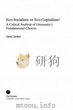 ECO-SOCIALISM OR ECO-CAPITALISM? A CRITICAL ANALYSIS OF HUMANITY'S FUNDAMENTAL CHOICES 1999 PDF电子版封面 185649599;1856496007