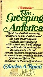THE GREENING OF AMERICA 1971 PDF电子版封面