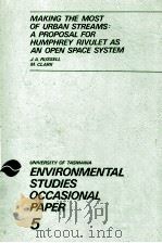 MAKING THE MOST OF URBAN STREAMS:A PROPOSAL FOR HUMPHREY RIVULET US AN OPEN SPACE SYSTEM UNIVERSITY（1977 PDF版）