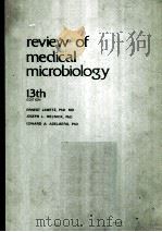 REVIEW OF MEDICAL MICROBIOLOGY 13TH EDITION PDF电子版封面