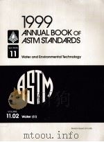 1999 ANNUALBOOK OF ASTM STANDARDS SECITION11 1999 PDF电子版封面 080312712X