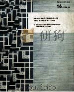 DRAINAGE PRINCIPLES AND APPLICATIONS 1974 PDF电子版封面