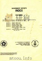 GOVERNMENT REPORTS INDEX 1974 VOLUME.74 JANNUAL-DECEMBER NOS.1-26 SECTION 3 PERSONAL AUTHOR（1975 PDF版）