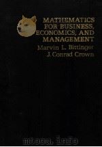 MATHEMATICS FOR BUSINESS ECONOMICS AND MANAGEMENT     PDF电子版封面     