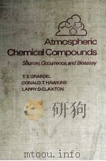 ATMOSPHERIC CHEMICAL COMPOUNDS PDF电子版封面 T.E.GRAEDEL