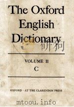 The Oxford English Dictionary Volume II C（1933 PDF版）